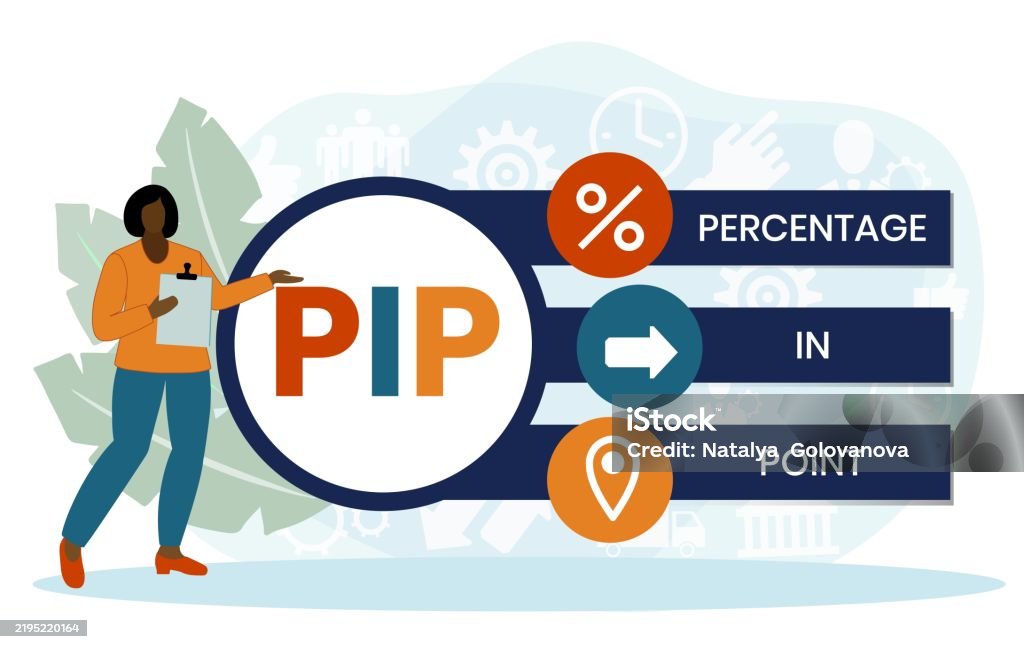 Pip Feature Icon Pip Percentage In Point Acronym Stock Illustration - Download Image Now ...