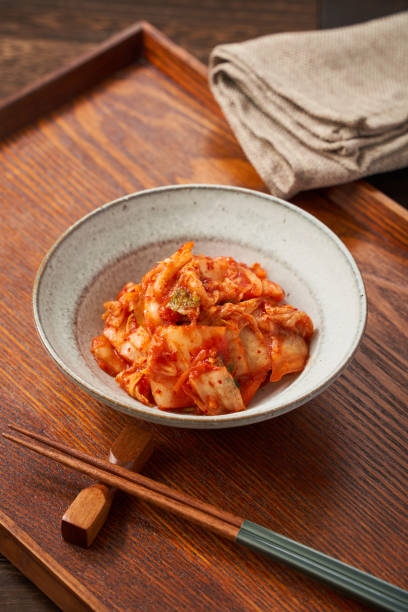istock Healthy Fermented Delights - Napa Cabbage Kimchi 2195223155