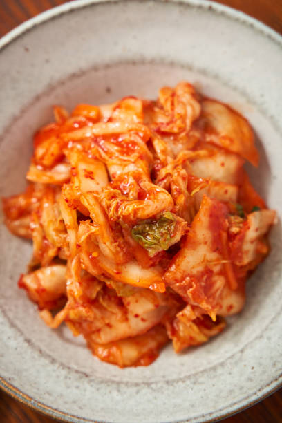 istock Healthy Fermented Delights - Napa Cabbage Kimchi 2195223250
