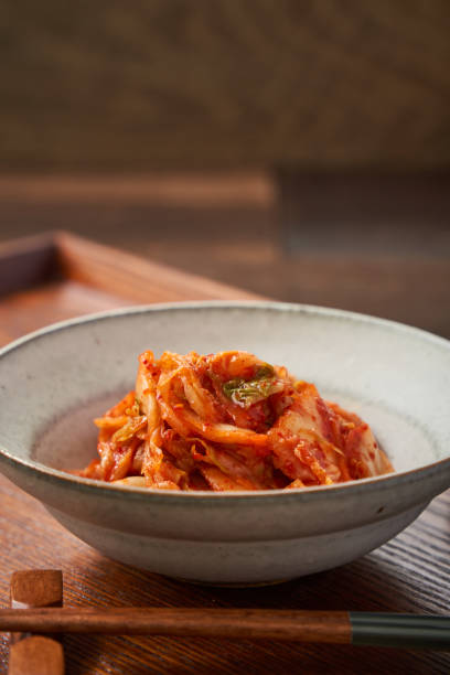 istock Healthy Fermented Delights - Napa Cabbage Kimchi 2195223431