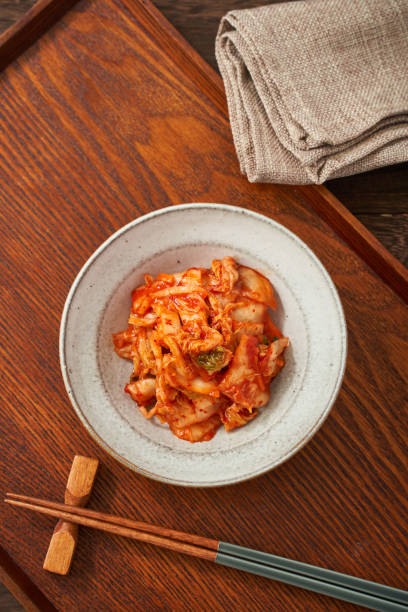 istock Healthy Fermented Delights - Napa Cabbage Kimchi 2195223466