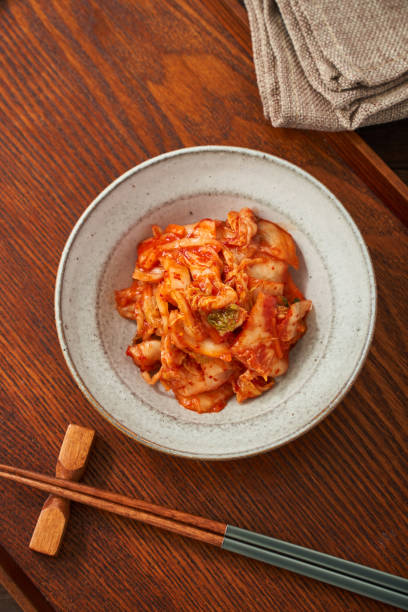istock Healthy Fermented Delights - Napa Cabbage Kimchi 2195223496
