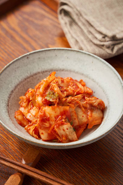 istock Healthy Fermented Delights - Napa Cabbage Kimchi 2195223512