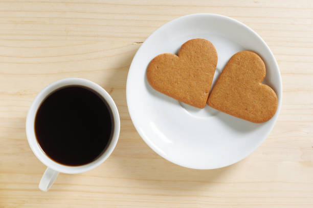istock Coffee and heart shaped cookies 2195225870