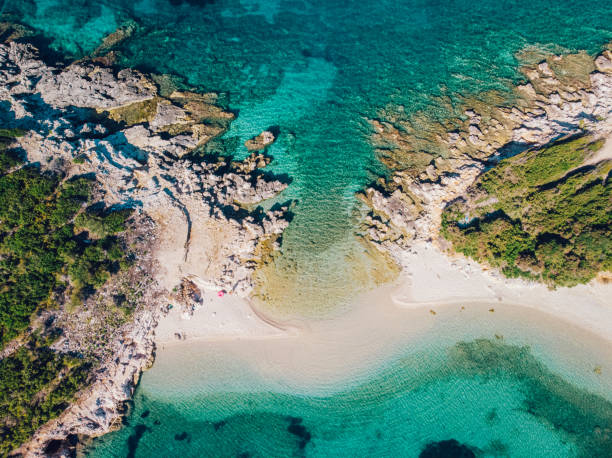 istock Beautiful island in the turquoise sea. 2195230084