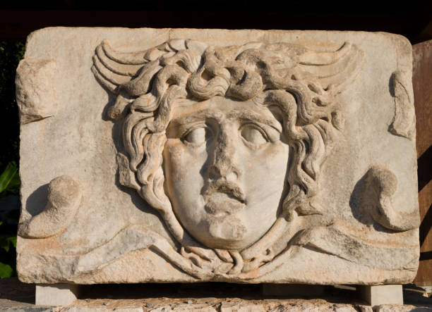 Temple and Oracle of Apollo the Didymaion. Apollo Didymiae, Apollo of Didymus. Didyma  was an ancient Ionian sanctuary, the modern Didim, Turkey.  The Didymaion.  Next to Delphi, Didyma was the most renowned oracle of the Hellenic world. Both Herodotus and Pausanias dated the origins of the oracle at Didyma before the Ionian colonization of this coast. Head of Medusa.