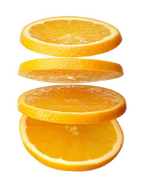 istock Orange cut in slices isolated 2195231683