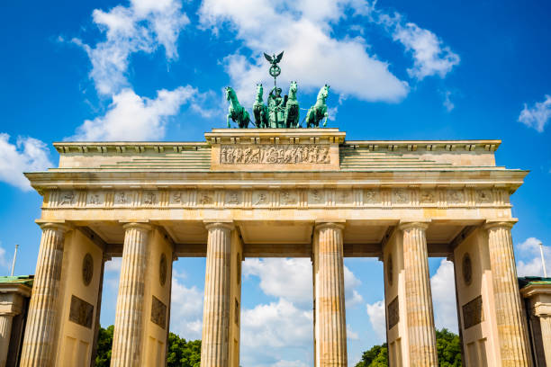 Berlin Brandenburg Gate. Historic germany architektur and point of interest