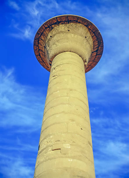 Column of Taharka in Karnak,Egypt