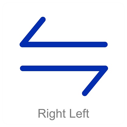 Right Left Stock Illustration - Download Image Now - Arrow Symbol ...