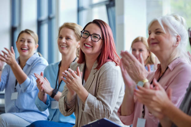 istock Conference for businesswomen 2195244853