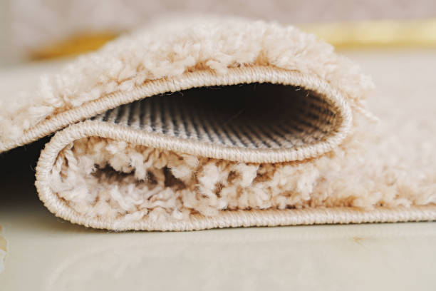 istock close-up. beige Interior pile carpet made of polypropylene. 2195246478