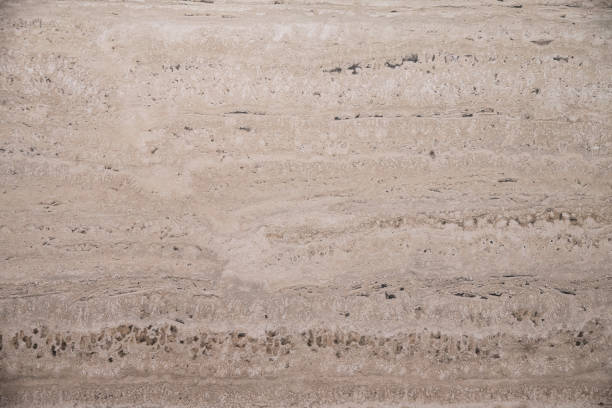 istock Natural travertine marble texture in warm tones 2195248208