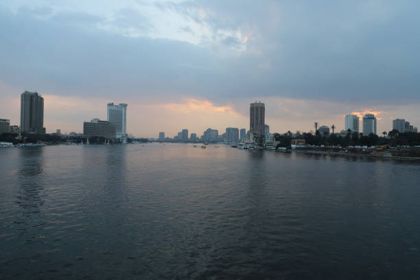 istock The Nile promenade at sunset 2195249379