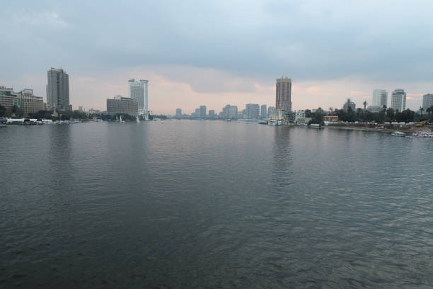 istock The Nile promenade at sunset 2195249561