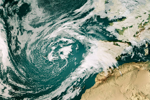 istock Storm Garoe 2024 Cloud Map Azores 3D Render Color 2195259656