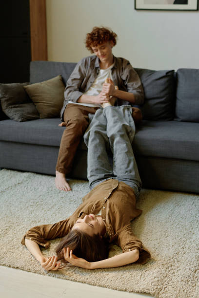 istock Woman Enjoying Massage from Her Husband 2195259991