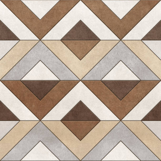 istock Seamless Geometric Design with Natural Textures. Parquet 2195263412