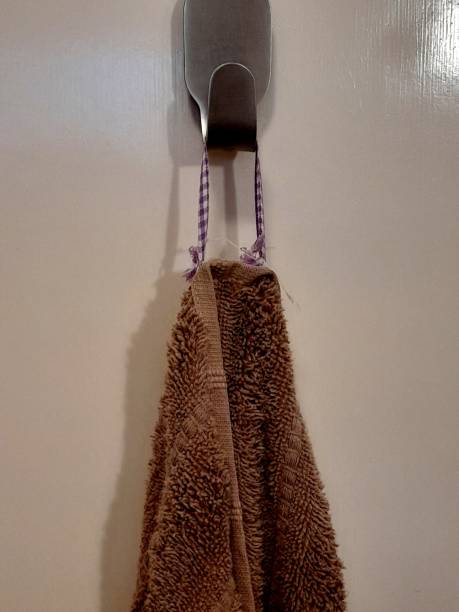 istock Hanging towel in the bathroom 2195268540