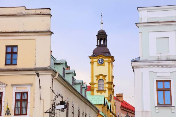 Cieszyn town in Poland. Old Town townscape.