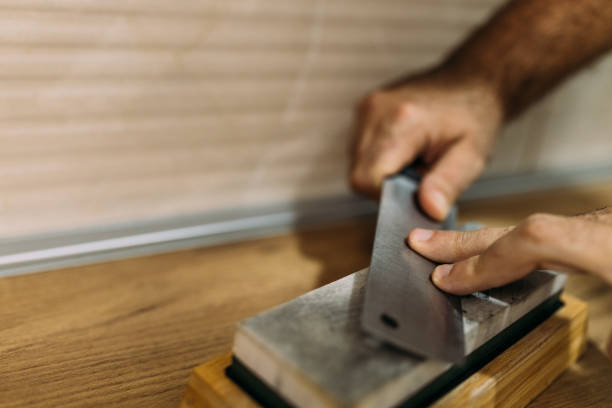 The carpenter spends a carpenter's pencil closeup