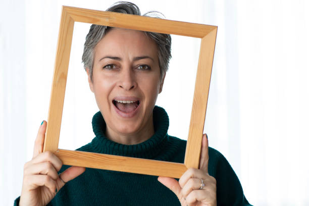istock Woman in picture frame 2195285264