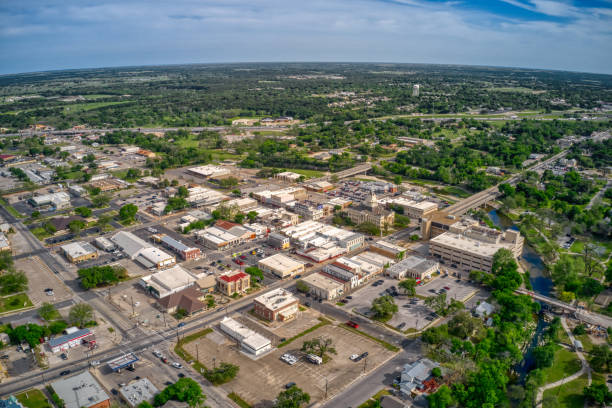 istock Aerial View of Belton, Texas in Spring 2195288316
