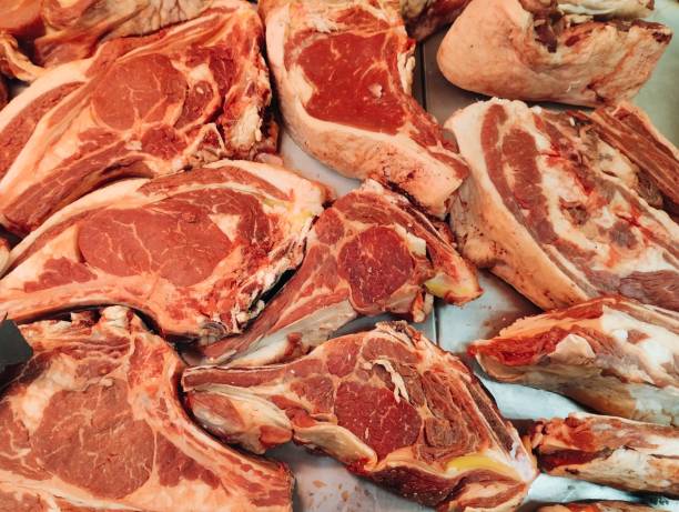 pieces of meat