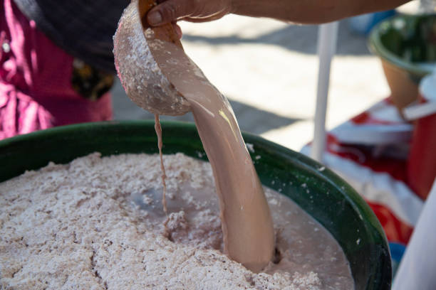 Pozol is a traditional Mexican drink made from corn dough that regularly includes cocoa and can be fermented..