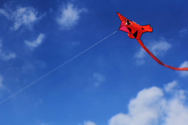 istock A red kite flies in the sky 2195306311