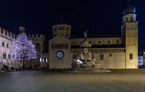 Trento by Night, Duomo's Place, cathedral's place