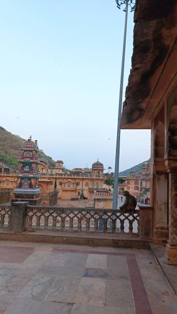 istock Galta Ji Temple, known as Monkey Temple in Jaipur, India 2195309276