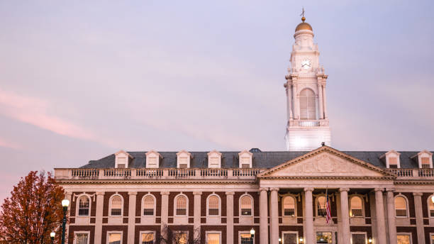 istock Schenectady New York Town Hall Offices Building 2195311414