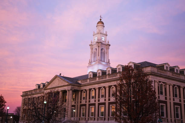 istock Schenectady New York Town Hall Offices Building 2195311422