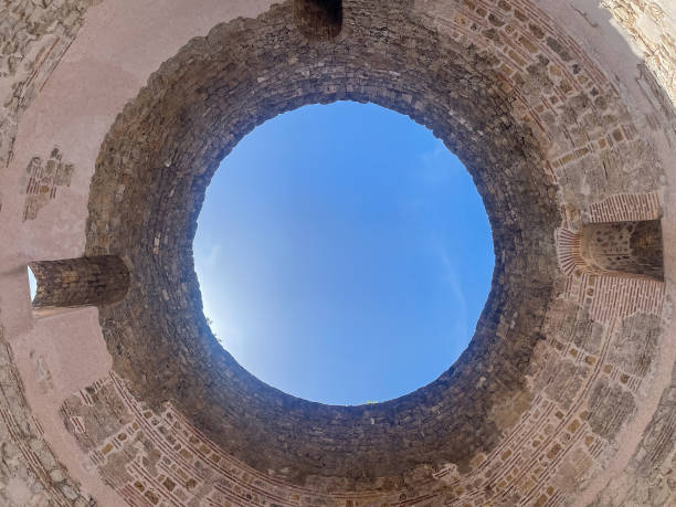 istock Vestibule open roof, Historic downtown, Split, Croatia 2195312030