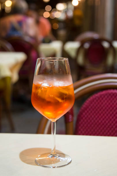 istock Glass of spritz on a terrace in Venice 2195314875