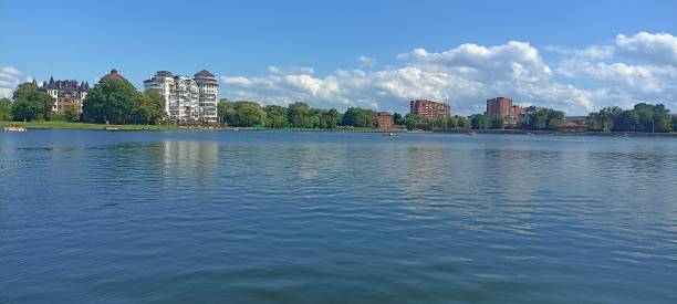 istock a large lake with clear blue water 2195315632