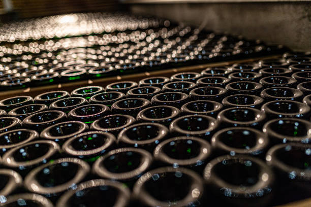 istock Bottles of spumante in a cellar 2195316882