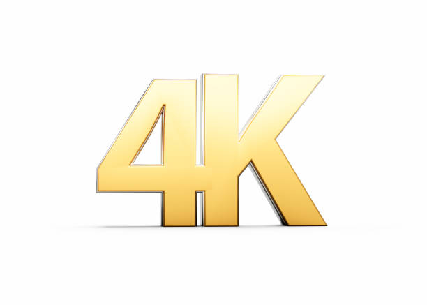istock Golden 4K Text With Metallic Gleam Emphasizing Its Milestone Or Resolution Symbolism 3D Illustration 2195329644