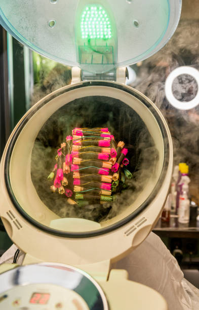 istock a device in a beauty salon that curls hair 2195333135