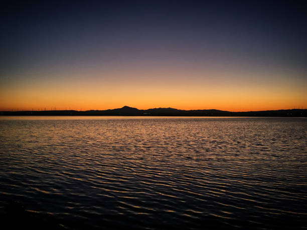 sunset, water, sky, lake, sun, sea, sunrise, nature, landscape, clouds, reflection, ocean, river, beautiful, cloud, blue, evening, beach, orange, calm, light, horizon, summer, dusk, night