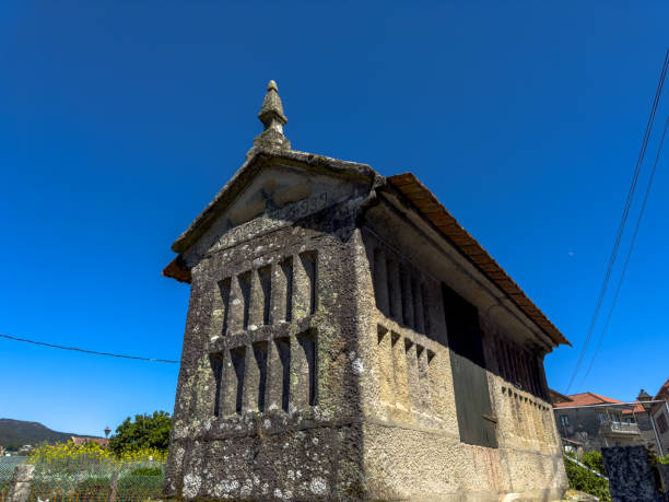 istock Traditional Stone Granary Under Clear Blue Sky 2195337643
