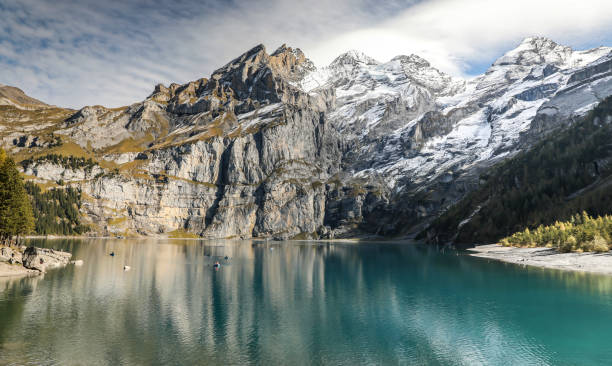 istock Hiking in Oeschinensee 2195338734
