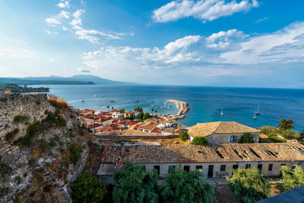 istock Panoramic View of Koroni Harbor and Town 2195340271