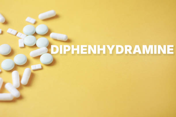 istock Diphenhydramine text title drugs tablets medications for nervous system 2195341307