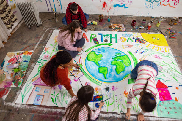 istock Painting a Brighter Tomorrow on Earth Day 2195342776