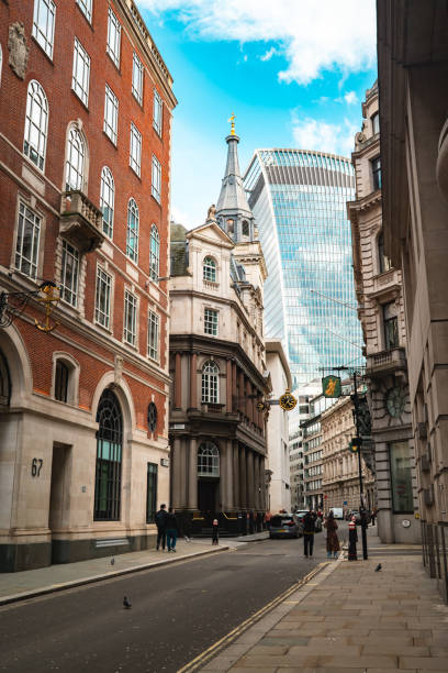 istock London skyline featuring the walkie talkie building and traditional architecture 2195343241
