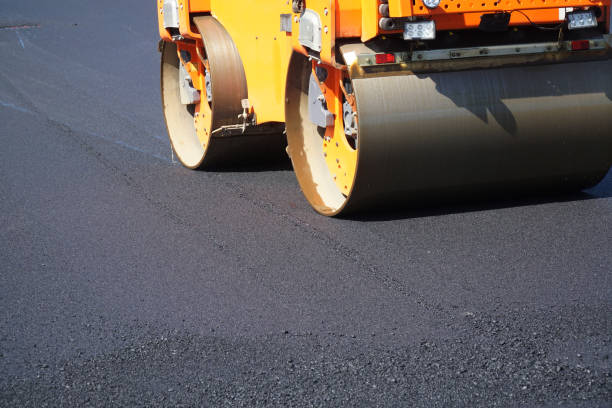 istock close up on compactor roller paving the asphalt road 2195344580