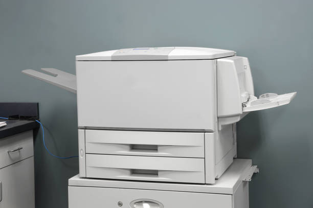 istock close up on copier in the office 2195345127