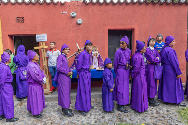 Capacuaro, Michoacan, Mexico - February 1, 2020: Purepecha Indians practice as a ceremonial activity the ball game \